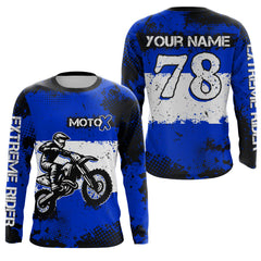 Maxcorners Custom Motocross Jersey for Men Women Upf30+ Dirt Bike Shirt Motorcycle Jersey| LM2809
