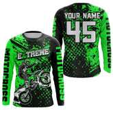 Maxcorners Custom Dirt Bike Jersey Exxtreme Motocross Jersey Upf30+ Mens Women Racing Shirt| MT2809
