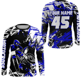 Maxcorners Custom Motocross Jersey Red Dirt Bike Clothes Upf30+ Mens Motorcycle Jersey| MT2709