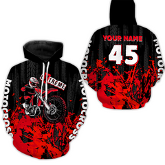 Maxcorners Adult&Kid red custom Motocross jersey upf30+ dirt bike jersey mens women Motocross Shirt| MT2709