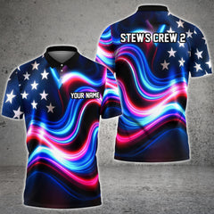 Maxcorners Customized Name, Team Name 3D Polo Shirt For Tasha