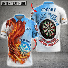 Maxcorners Darts Personalized Name 3D Unisex Shirt For David