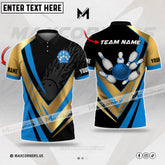 Maxcorners Bowling Sport Jersey Multicolor Option Customized Name, Team Name 3D Shirt (4 Colors)