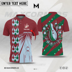 Maxcorners Bowling Customized Name 3D Shirt (5 Colors)