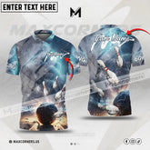 Maxcorners Bowling Customized Name & Team Name 3D Shirt (5 colors)