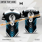 Maxcorners Billiards Dragon Ball 8 Sport Jersey Multicolor Options Personalized Name, Team Name 3D Polo Shirt (4 Colors)