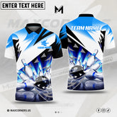Maxcorners Bowling Sport Jersey Multicolor Option Customized Name & Team Name 3D Shirt (6 colors)
