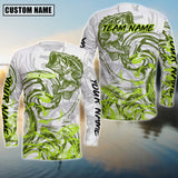 Maxcorners Bass Deep Sea Trophy Sun Protection Personalized Name, Team Name Long Sleeve Shirt