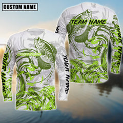 Maxcorners Crappie Deep Sea Trophy Sun Protection Personalized Name, Team Name Long Sleeve Shirt