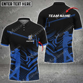 MaxCorners Golfs Customized Name Sport Jersey Multicolor Custom 3D Polo Shirt (5 Colors)