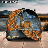 Maxcorners Wilderness Deer Hunting Multicolor Personalized Name 3D Cap (2 Colors)