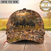 Maxcorners Personalized Vintage Desert Camo Hunting 3D Cap, Perfect Gift for Hunter (Deer/Moose/Boar/Bear/Turkey/Duck)