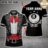 Maxcorners Billiard Mariachi Pool Jersey Multicolor Customized Name, Team Name 3D Shirt