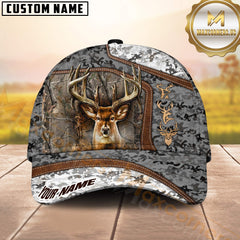 Maxcorners Collab Artist Deer Hunting Camo Ver2 Personalized Hat 3D Printed Multicolor