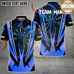 Maxcorners Royal Gold Darts Champion Multicolor Customized Name, Team Name 3D Shirts
