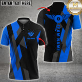 Maxcorners Billiard 8-Ball Pool Golden Multicolor Personalized Name, Team Name 3D Shirt