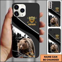 Maxcorners Hunting Forest Classic Personalized Name Phone Case