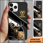 Maxcorners Elk Hunting Forest Classic Personalized Name Phone Case