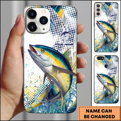 Maxcorners Tuna Fishing Water Sport Jersey Personalized Name Phone Case