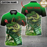 Maxcorners Darts Gator Multicolor Customized Name, Team Name 3D Shirts