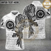 Maxcorners Darts Viking Rune Eagle Multicolor Customized Name, Team Name 3D Shirts