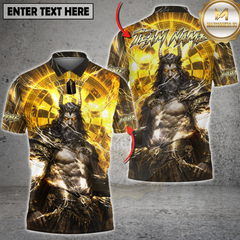 Maxcorners Darts Dark God Lightning Halo Customized Name, Team Name 3D Shirt