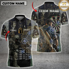 Maxcorners Urban Sniper Darts Multicolor Customized Name, Team Name 3D Shirts