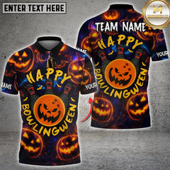 Maxcorners Bowling Happy Bowlingween Personalized Name 3D Unisex Shirt