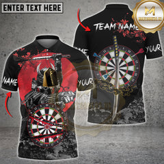 Maxcorners Darts Samurai Slayer Multicolor Customized Name, Team Name 3D Shirts