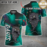 Maxcorners Darts Storm Multicolor Options Personalized Name, Team Name 3D Shirt