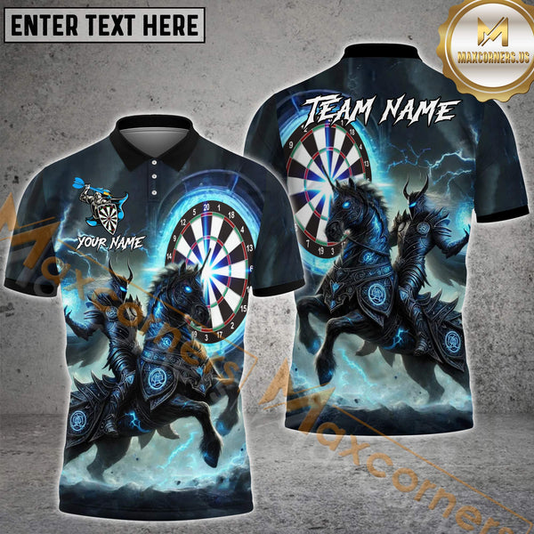 Maxcorners Darts Dark Knight Multicolor Options Personalized Name, Team Name 3D Shirt