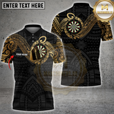 Maxcorners Tribal Golden Darts Multicolor Customized Name, Team Name 3D Shirts