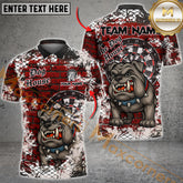 Maxcorners Darts Bulldog Barricade Multicolor Customized Name, Team Name 3D Shirts