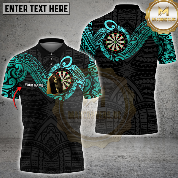 Maxcorners Tribal Golden Darts Multicolor Customized Name, Team Name 3D Shirts