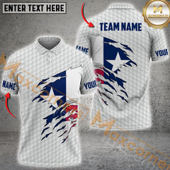 Maxcorners Golf Flag Personalized Name, Team Name 3D Shirt