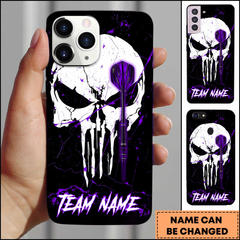 Maxcorners Darts Skull Punisher Dark Blood Team Name Personalized 3D Phone Case