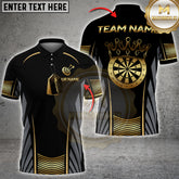 Maxcorners Darts Champion Royal Target Multicolor Options Personalized Name, Team Name 3D Shirt (4 Colors)