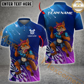 Maxcorners Darts Sexy Fox Girl Design Multicolor Options Personalized Name, Team Name 3D Shirt (4 Colors)