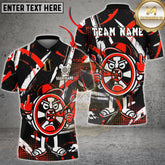 Maxcorners Darts Shirt Funny Cartoon Dartboard Multicolor Options Personalized Name, Team Name 3D Shirt (4 Colors)