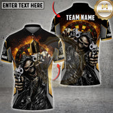 Maxcorners Dartboard Grim Reaper Shooter Multicolor Options Personalized Name, Team Name 3D Shirt (4 Colors)