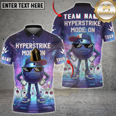 Pixel art bowling shirt with hyperstrike mode theme – custom team and name 3D jersey with vibrant colors
