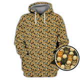 Maxcorners Funny Cat Golf Shirt For Golfer - Cat Pattern Golf Shirt - Golf Gift For Cat Lovers