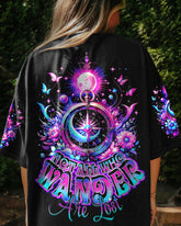 Maxcorners Not All Who Wander Are Lost Compass Galaxy All Over Print LM2101