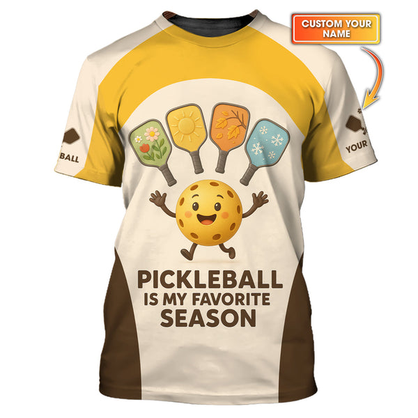 Maxcorners Women's Pickleball Shirt, Pickleball Is My Favorite Season Custom Polo for Players, GIft For Pickleball Lovers LM0509