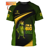 Maxcorners Custom Pickleball Shirt, Big Dill, Funny Pickle Ball T Shirt, Pickleball Team Polo, Gifts For Pickleball Players LM0509