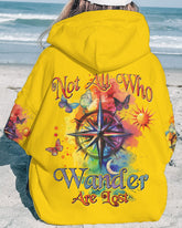 Maxcorners Not All Who Wander Are Lost Compass All Over Print LM2101