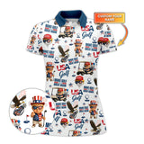 Maxcorners Donald Trump Make Golf Great Again Shirt, 4th Of July Golf Shirt, Patriotic Golf Shirt LM0509