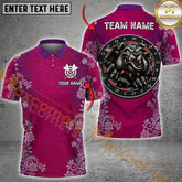 Maxcorners Darts Bulldog Dartboard Multicolor Customized Name, Team Name 3D Shirts