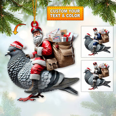 Maxcorners Custom Name Postman Ornament, Postman Christmas Gift 2D Flat LM2111