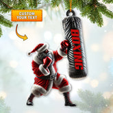 Maxcorners Custom Name Boxing Ornament, Christmas Gift for Boxing Lovers 2D Flat LM2111